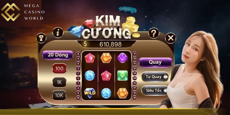 Nổ hũ Kim Cương May Mắn hấp dẫn mọi thành viên